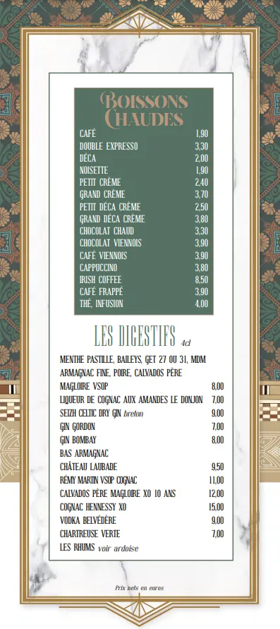 restaurant francais place de bretagne